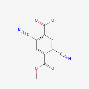 molecular formula C12H8N2O4 B8244115 dimethyl 2,5-dicyanoterephthalate CAS No. 41573-40-4