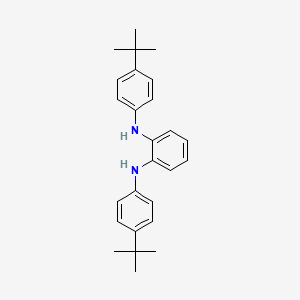 molecular formula C26H32N2 B8244290 N1,N2-Bis(4-(tert-butyl)phenyl)benzene-1,2-diamine 