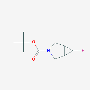 molecular formula C10H16FNO2 B8244874 tert-Butyl 6-fluoro-3-azabicyclo[3.1.0]hexane-3-carboxylate 