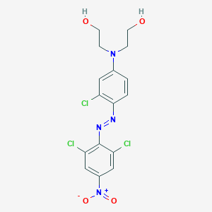 molecular formula C16H15Cl3N4O4 B082449 C.I. 分散棕色 1 CAS No. 12236-00-9