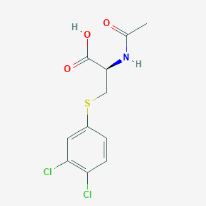 molecular formula C11H11Cl2NO3S B082450 N-Acetyl-S-(3,4-dichlorophenyl)cysteine CAS No. 13443-69-1