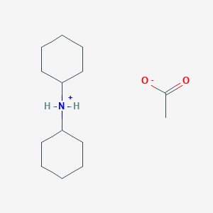 molecular formula C14H27NO2 B082451 Dicyclohexylammonium acetate CAS No. 14297-75-7