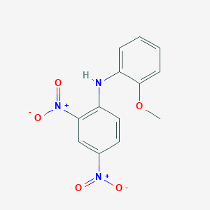 molecular formula C13H11N3O5 B082452 N-(2-甲氧基苯基)-2,4-二硝基苯胺 CAS No. 14038-08-5