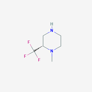 molecular formula C6H11F3N2 B8245649 (S)-1-Methyl-2-(trifluoromethyl)piperazine 