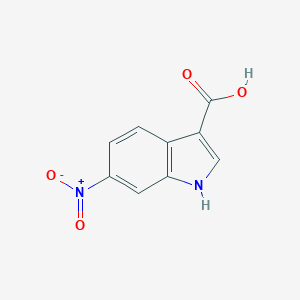 molecular formula C9H6N2O4 B082458 6-硝基-1H-吲哚-3-羧酸 CAS No. 10242-03-2