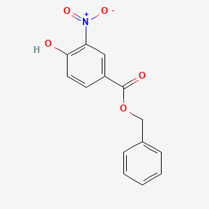 molecular formula C14H11NO5 B8245805 Benzyl 4-hydroxy-3-nitrobenzoate 