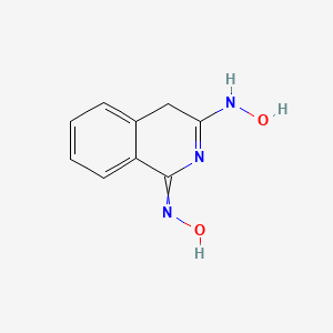 molecular formula C9H9N3O2 B8245875 4H-Isoquinoline-1,3-dione dioxime 