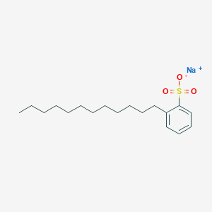 molecular formula C18H29NaO3S B082459 Sodium o-dodecylbenzenesulfonate CAS No. 12627-25-7
