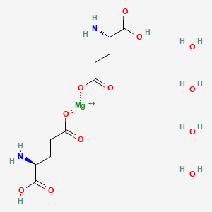 molecular formula C10H24MgN2O12 B8245920 Magnesium L-glutamate tetrahydrate 