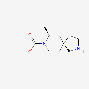 molecular formula C14H26N2O2 B8245954 tert-butyl rel-(5R,7S)-7-methyl-2,8-diazaspiro[4.5]decane-8-carboxylate 