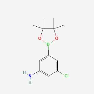 3-Chloro-5-(4,4,5,5-tetramethyl-1,3,2-dioxaborolan-2-yl)aniline