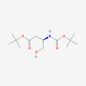 (R)-tert-butyl 3-(tert-butoxycarbonylamino)-4-hydroxybutanoate