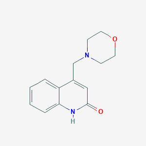 molecular formula C14H16N2O2 B082461 4-Morpholin-4-ylmethyl-1H-quinolin-2-one CAS No. 13694-07-0