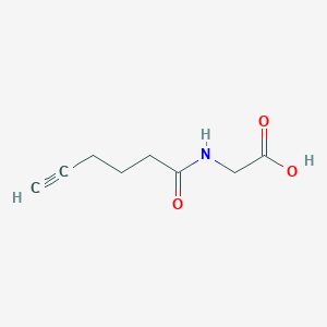 2-(Hex-5-ynamido)acetic acid