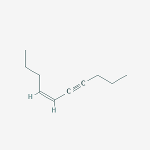 molecular formula C10H16 B082466 (4Z)-4-Decen-6-yne CAS No. 13343-76-5