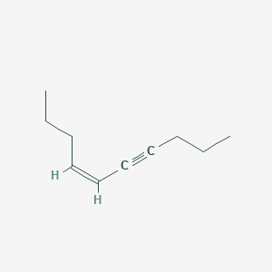 molecular formula C10H16 B082466 4-Decen-6-yne, (Z)- CAS No. 13343-76-5