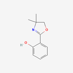 molecular formula C11H13NO2 B8246934 Phenol, 2-(4,5-dihydro-4,4-dimethyl-2-oxazolyl)- CAS No. 163165-91-1