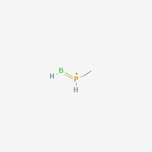 molecular formula CH4BP+ B082472 Boranylidene(methyl)phosphanium CAS No. 14975-23-6
