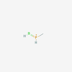 molecular formula CH5BP+ B082472 Boranylidene(methyl)phosphanium CAS No. 14975-23-6