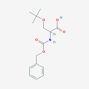 molecular formula C15H21NO5 B082473 2-(((Benzyloxy)carbonyl)amino)-3-(tert-butoxy)propanoic acid CAS No. 14464-36-9