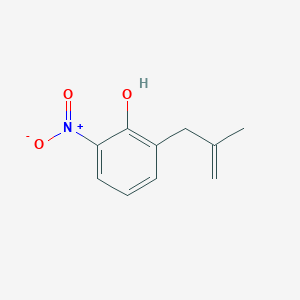 molecular formula C10H11NO3 B082474 2-(2-Methylallyl)-6-nitrophenol CAS No. 13414-58-9