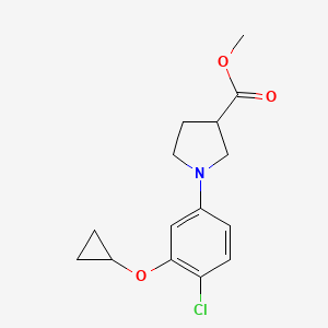 molecular formula C15H18ClNO3 B8247606 MFCD30145945 