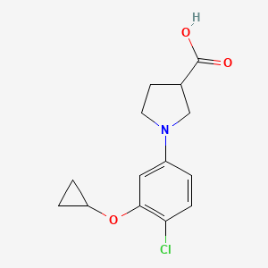 molecular formula C14H16ClNO3 B8247612 MFCD30146359 