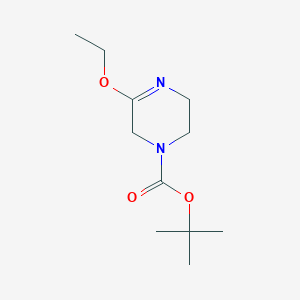 molecular formula C11H20N2O3 B8247702 tert-butyl 3-ethoxy-5,6-dihydropyrazine-1(2H)-carboxylate 