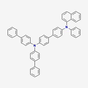 molecular formula C52H38N2 B8247774 N4,N4-Di([1,1'-biphenyl]-4-yl)-N4'-(naphthalen-1-yl)-N4'-phenyl-[1,1'-biphenyl]-4,4'-diamine 