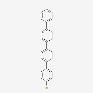 molecular formula C24H17Br B8247837 1-bromo-4-[4-(4-phenylphenyl)phenyl]benzene 