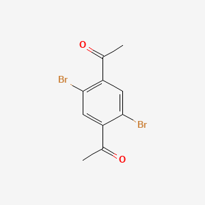 molecular formula C10H8Br2O2 B8247941 1,1'-(2,5-Dibromo-1,4-phenylene)bis(ethan-1-one) 