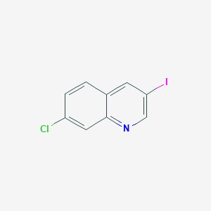 molecular formula C9H5ClIN B8248053 7-Chloro-3-iodoquinoline 