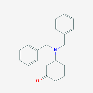 molecular formula C20H23NO B8248563 3-(Dibenzylamino)cyclohexanone 