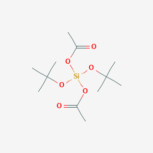 molecular formula C12H24O6Si B082487 Di-tert-butoxydiacetoxysilane CAS No. 13170-23-5
