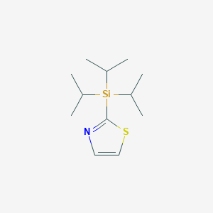 molecular formula C12H23NSSi B8248709 Triisopropyl(thiazol-2-yl)silane 