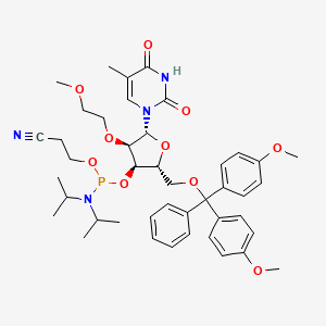 molecular formula C43H55N4O10P B8248795 2'-O-MOE-5MeU-3'-phosphoramidite 