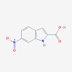 molecular formula C9H6N2O4 B082490 6-nitro-1H-indole-2-carboxylic Acid CAS No. 10242-00-9