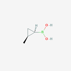 molecular formula C4H9BO2 B8249270 Cis-2-methyl-cyclopropyl boronic acid 