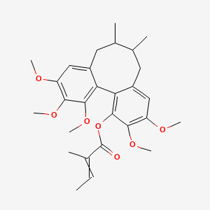 molecular formula C28H36O7 B8249513 Angeloyl-(+)-gomisin K3 