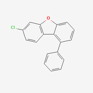 molecular formula C18H11ClO B8250008 7-Chloro-1-phenyldibenzo[b,d]furan CAS No. 2360830-97-1