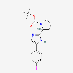molecular formula C18H22IN3O2 B8250199 Jpmtwopharm jpm2-00-5206 