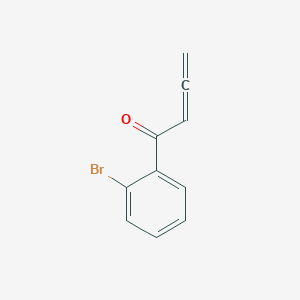 molecular formula C10H7BrO B8250232 1-(2-Bromophenyl)buta-2,3-dien-1-one 