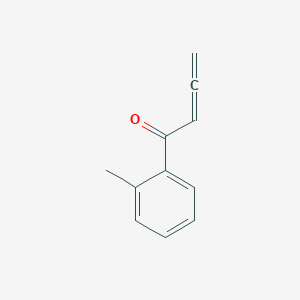 molecular formula C11H10O B8250265 1-(2-Methylphenyl)-2,3-butadien-1-one 
