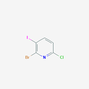 molecular formula C5H2BrClIN B8250713 2-Bromo-6-chloro-3-iodopyridine 