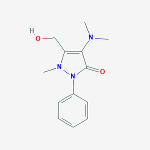 molecular formula C13H17N3O2 B082511 3-Hydroxymethylaminopyrine CAS No. 13097-17-1