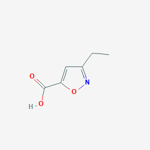 molecular formula C6H7NO3 B082512 3-Ethylisoxazole-5-carboxylic acid CAS No. 14633-21-7