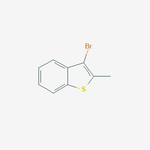 molecular formula C9H7BrS B082513 3-Bromo-2-methylbenzo[b]thiophene CAS No. 10243-15-9