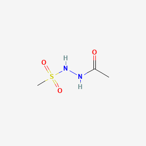 molecular formula C3H8N2O3S B8251485 N'-Methanesulfonylacetohydrazide 