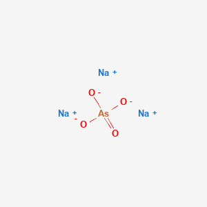 molecular formula AsNa3O4 B082515 Trisodium arsenate CAS No. 13464-38-5