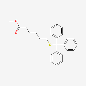molecular formula C26H28O2S B8251557 Methyl 6-(tritylthio)hexanoate 